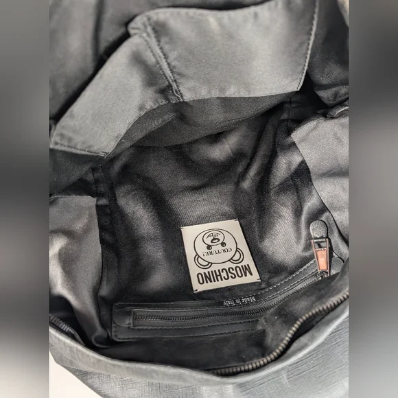 MOSCHINO Teddy Transformer Backpack in Black - Picture 8 of 8